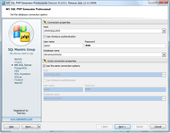 MS SQL PHP Generator screenshot